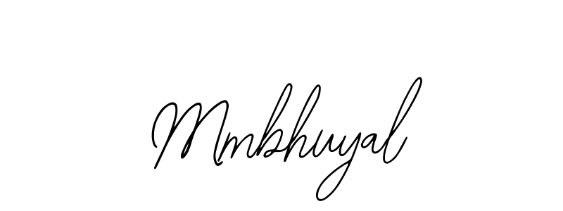 Create a beautiful signature design for name Mmbhuyal. With this signature (Bearetta-2O07w) fonts, you can make a handwritten signature for free. Mmbhuyal signature style 12 images and pictures png