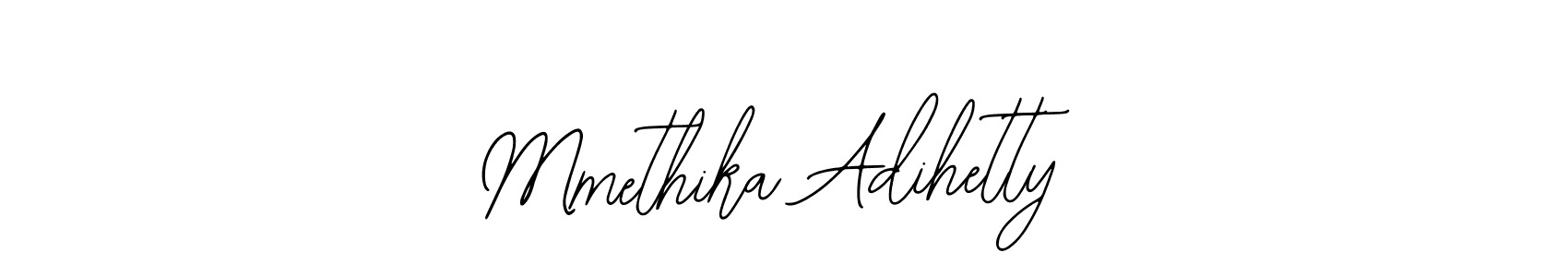 How to make Mmethika Adihetty signature? Bearetta-2O07w is a professional autograph style. Create handwritten signature for Mmethika Adihetty name. Mmethika Adihetty signature style 12 images and pictures png