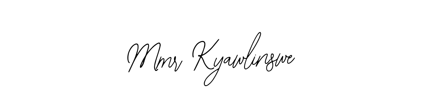 Similarly Bearetta-2O07w is the best handwritten signature design. Signature creator online .You can use it as an online autograph creator for name Mmr Kyawlinswe. Mmr Kyawlinswe signature style 12 images and pictures png