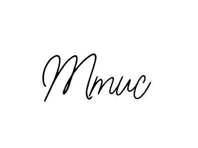 How to make Mmuc name signature. Use Bearetta-2O07w style for creating short signs online. This is the latest handwritten sign. Mmuc signature style 12 images and pictures png