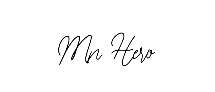 Design your own signature with our free online signature maker. With this signature software, you can create a handwritten (Bearetta-2O07w) signature for name Mn Hero. Mn Hero signature style 12 images and pictures png