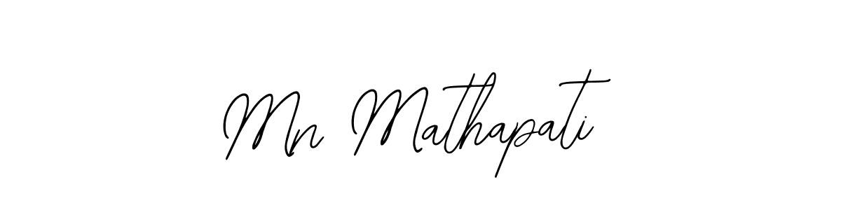 How to make Mn Mathapati signature? Bearetta-2O07w is a professional autograph style. Create handwritten signature for Mn Mathapati name. Mn Mathapati signature style 12 images and pictures png