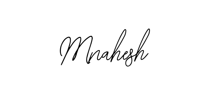 Also we have Mnahesh name is the best signature style. Create professional handwritten signature collection using Bearetta-2O07w autograph style. Mnahesh signature style 12 images and pictures png