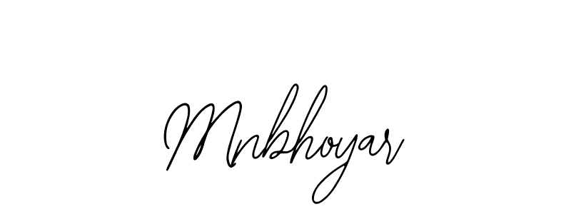 You should practise on your own different ways (Bearetta-2O07w) to write your name (Mnbhoyar) in signature. don't let someone else do it for you. Mnbhoyar signature style 12 images and pictures png