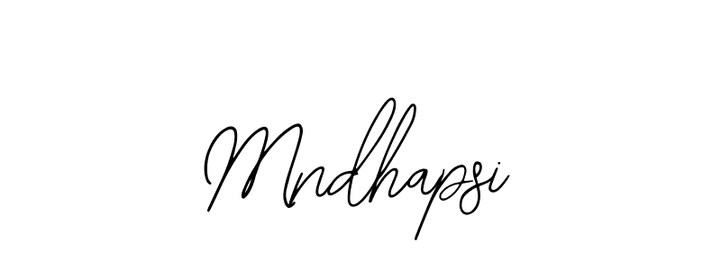 How to Draw Mndhapsi signature style? Bearetta-2O07w is a latest design signature styles for name Mndhapsi. Mndhapsi signature style 12 images and pictures png