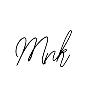 Use a signature maker to create a handwritten signature online. With this signature software, you can design (Bearetta-2O07w) your own signature for name Mnk. Mnk signature style 12 images and pictures png