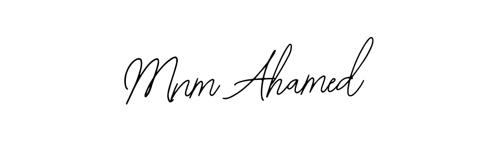 Make a beautiful signature design for name Mnm Ahamed. Use this online signature maker to create a handwritten signature for free. Mnm Ahamed signature style 12 images and pictures png