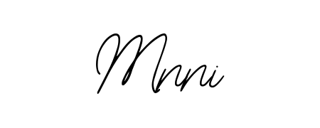A dynamic signature style for Mnni using Bearetta-2O07w script. Designed to look authentic, handwritten, and professional. Mnni signature style 12 images and pictures png