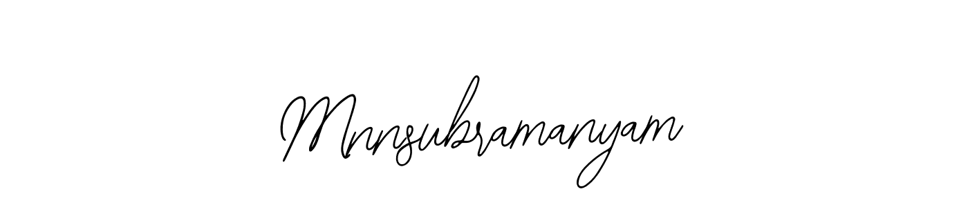 Create a beautiful signature design for name Mnnsubramanyam. With this signature (Bearetta-2O07w) fonts, you can make a handwritten signature for free. Mnnsubramanyam signature style 12 images and pictures png