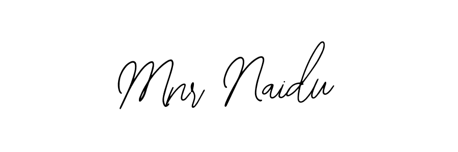 Also we have Mnr Naidu name is the best signature style. Create professional handwritten signature collection using Bearetta-2O07w autograph style. Mnr Naidu signature style 12 images and pictures png