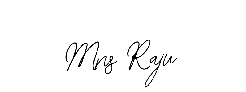 How to make Mns Raju signature? Bearetta-2O07w is a professional autograph style. Create handwritten signature for Mns Raju name. Mns Raju signature style 12 images and pictures png