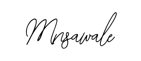 A stylish, flowing autograph style designed for name Mnsawale using Bearetta-2O07w typography. Perfect for digital creative projects. Mnsawale signature style 12 images and pictures png