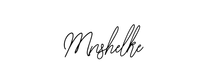 It looks lik you need a new signature style for name Mnshelke. Design unique handwritten (Bearetta-2O07w) signature with our free signature maker in just a few clicks. Mnshelke signature style 12 images and pictures png