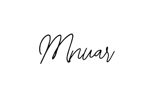 How to make Mnuar name signature. Use Bearetta-2O07w style for creating short signs online. This is the latest handwritten sign. Mnuar signature style 12 images and pictures png