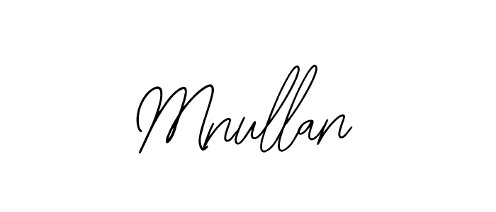 Use a signature maker to create a handwritten signature online. With this signature software, you can design (Bearetta-2O07w) your own signature for name Mnullan. Mnullan signature style 12 images and pictures png