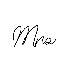 You should practise on your own different ways (Bearetta-2O07w) to write your name (Mnz) in signature. don't let someone else do it for you. Mnz signature style 12 images and pictures png