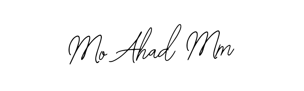 The best way (Bearetta-2O07w) to make a short signature is to pick only two or three words in your name. The name Mo Ahad Mm include a total of six letters. For converting this name. Mo Ahad Mm signature style 12 images and pictures png