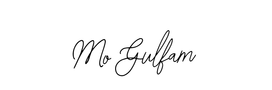 Design your own signature with our free online signature maker. With this signature software, you can create a handwritten (Bearetta-2O07w) signature for name Mo Gulfam. Mo Gulfam signature style 12 images and pictures png