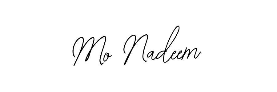 Also we have Mo Nadeem name is the best signature style. Create professional handwritten signature collection using Bearetta-2O07w autograph style. Mo Nadeem signature style 12 images and pictures png