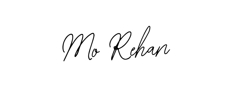 How to make Mo Rehan name signature. Use Bearetta-2O07w style for creating short signs online. This is the latest handwritten sign. Mo Rehan signature style 12 images and pictures png