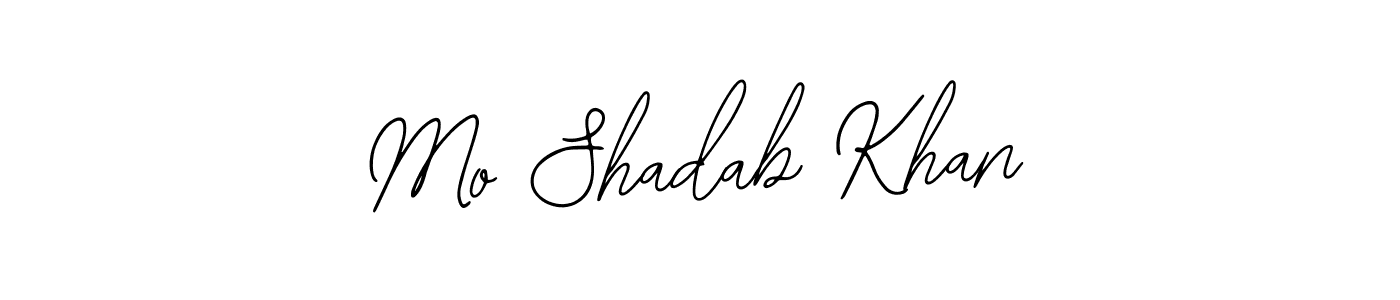 Design your own signature with our free online signature maker. With this signature software, you can create a handwritten (Bearetta-2O07w) signature for name Mo Shadab Khan. Mo Shadab Khan signature style 12 images and pictures png