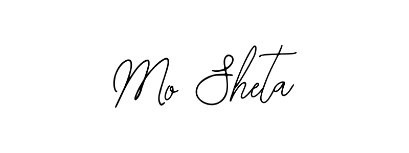 Similarly Bearetta-2O07w is the best handwritten signature design. Signature creator online .You can use it as an online autograph creator for name Mo Sheta. Mo Sheta signature style 12 images and pictures png