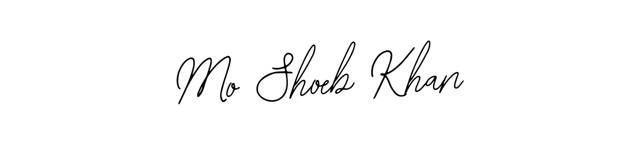 Design your own signature with our free online signature maker. With this signature software, you can create a handwritten (Bearetta-2O07w) signature for name Mo Shoeb Khan. Mo Shoeb Khan signature style 12 images and pictures png