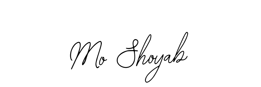 Also we have Mo Shoyab name is the best signature style. Create professional handwritten signature collection using Bearetta-2O07w autograph style. Mo Shoyab signature style 12 images and pictures png