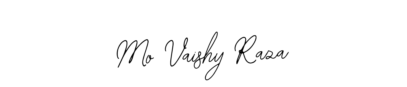 Use a signature maker to create a handwritten signature online. With this signature software, you can design (Bearetta-2O07w) your own signature for name Mo Vaishy Raza. Mo Vaishy Raza signature style 12 images and pictures png