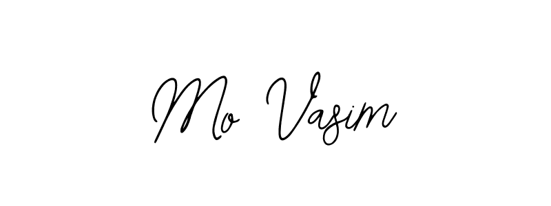 Use a signature maker to create a handwritten signature online. With this signature software, you can design (Bearetta-2O07w) your own signature for name Mo Vasim. Mo Vasim signature style 12 images and pictures png