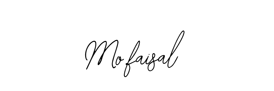 You should practise on your own different ways (Bearetta-2O07w) to write your name (Mo.faisal) in signature. don't let someone else do it for you. Mo.faisal signature style 12 images and pictures png