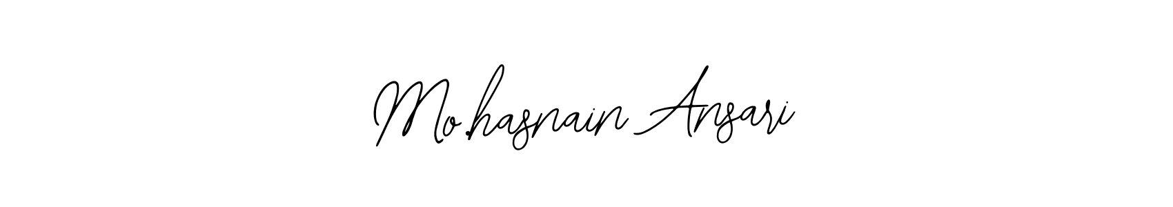 Make a beautiful signature design for name Mo.hasnain Ansari. Use this online signature maker to create a handwritten signature for free. Mo.hasnain Ansari signature style 12 images and pictures png