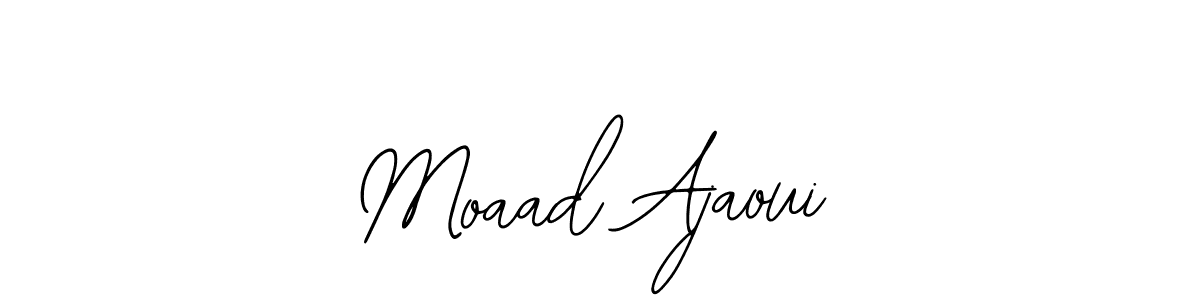 This is the best signature style for the Moaad Ajaoui name. Also you like these signature font (Bearetta-2O07w). Mix name signature. Moaad Ajaoui signature style 12 images and pictures png