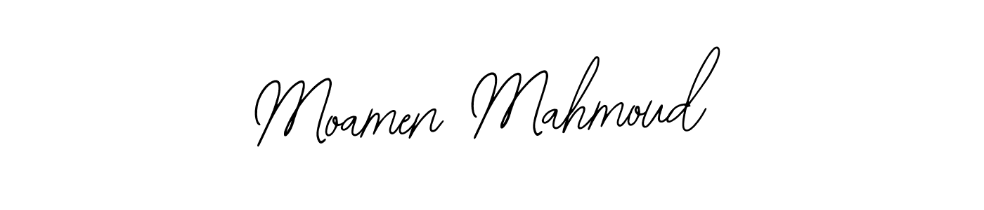 Also You can easily find your signature by using the search form. We will create Moamen Mahmoud name handwritten signature images for you free of cost using Bearetta-2O07w sign style. Moamen Mahmoud signature style 12 images and pictures png