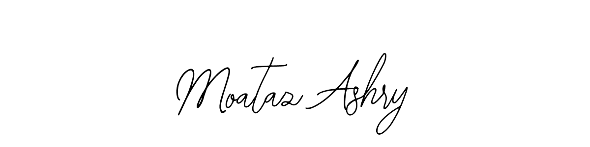 if you are searching for the best signature style for your name Moataz Ashry. so please give up your signature search. here we have designed multiple signature styles  using Bearetta-2O07w. Moataz Ashry signature style 12 images and pictures png