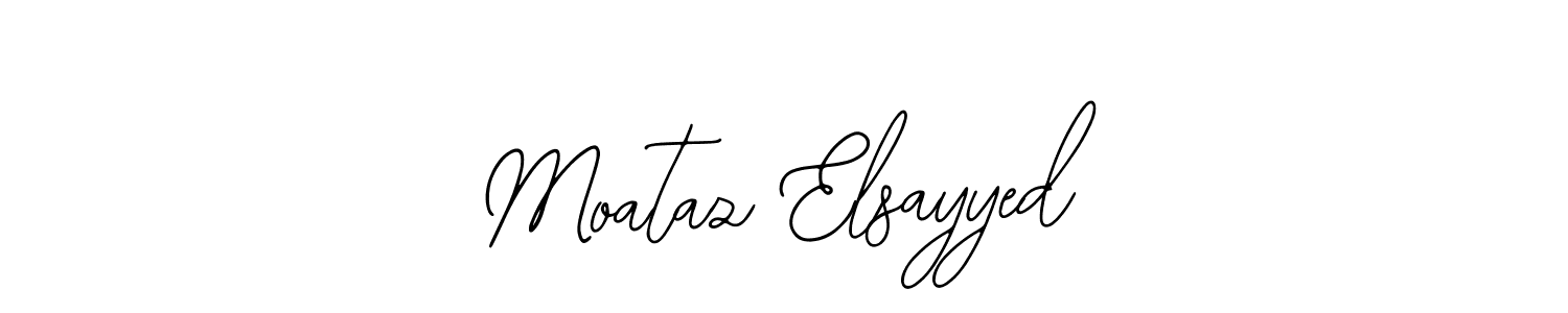 The best way (Bearetta-2O07w) to make a short signature is to pick only two or three words in your name. The name Moataz Elsayyed include a total of six letters. For converting this name. Moataz Elsayyed signature style 12 images and pictures png