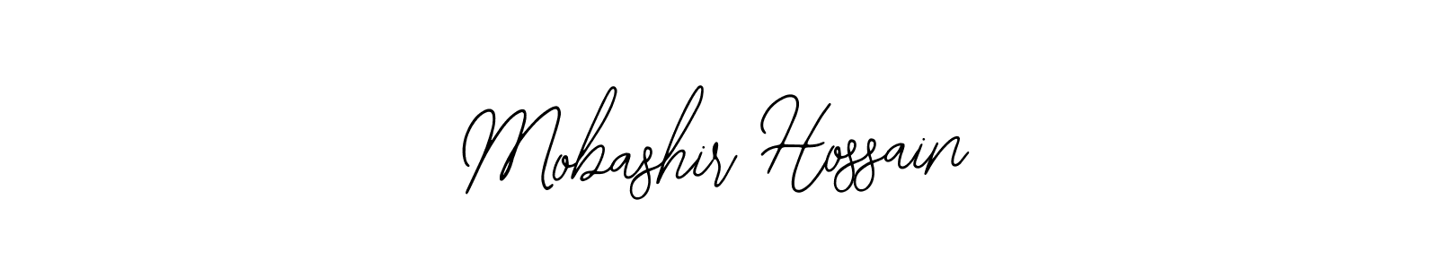 Use a signature maker to create a handwritten signature online. With this signature software, you can design (Bearetta-2O07w) your own signature for name Mobashir Hossain. Mobashir Hossain signature style 12 images and pictures png