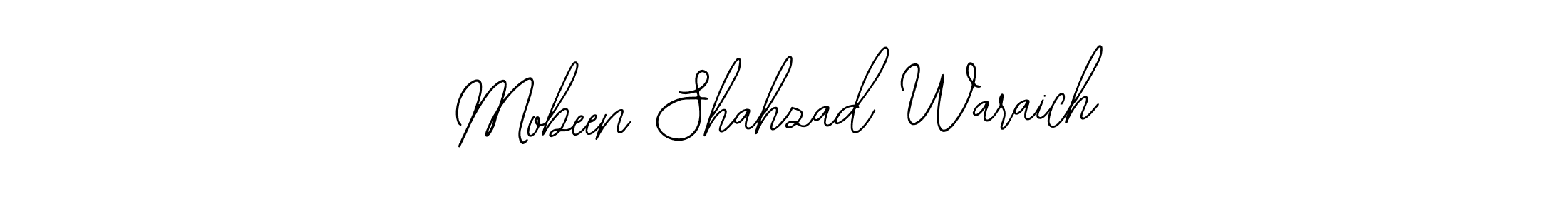 How to make Mobeen Shahzad Waraich name signature. Use Bearetta-2O07w style for creating short signs online. This is the latest handwritten sign. Mobeen Shahzad Waraich signature style 12 images and pictures png