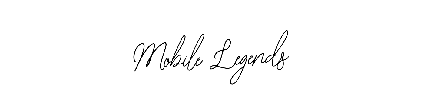 Design your own signature with our free online signature maker. With this signature software, you can create a handwritten (Bearetta-2O07w) signature for name Mobile Legends. Mobile Legends signature style 12 images and pictures png