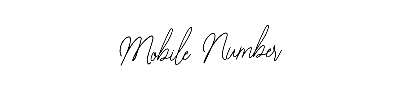 Create a beautiful signature design for name Mobile Number. With this signature (Bearetta-2O07w) fonts, you can make a handwritten signature for free. Mobile Number signature style 12 images and pictures png