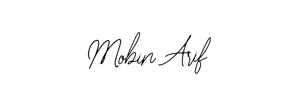 Make a beautiful signature design for name Mobin Arif. Use this online signature maker to create a handwritten signature for free. Mobin Arif signature style 12 images and pictures png