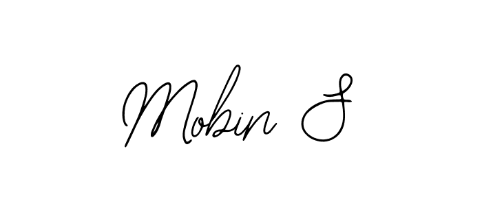 Similarly Bearetta-2O07w is the best handwritten signature design. Signature creator online .You can use it as an online autograph creator for name Mobin S. Mobin S signature style 12 images and pictures png