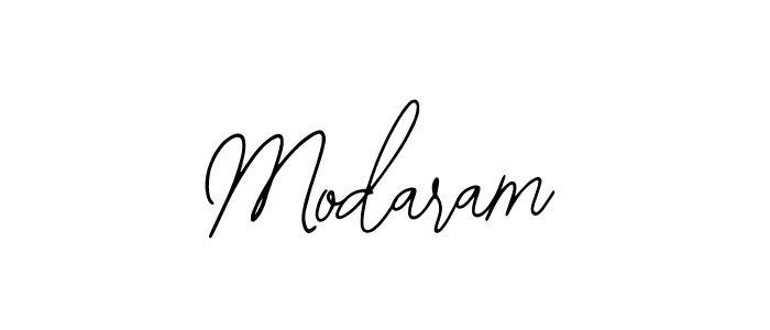 How to make Modaram name signature. Use Bearetta-2O07w style for creating short signs online. This is the latest handwritten sign. Modaram signature style 12 images and pictures png