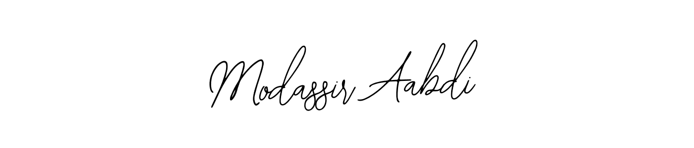 Make a beautiful signature design for name Modassir Aabdi. With this signature (Bearetta-2O07w) style, you can create a handwritten signature for free. Modassir Aabdi signature style 12 images and pictures png