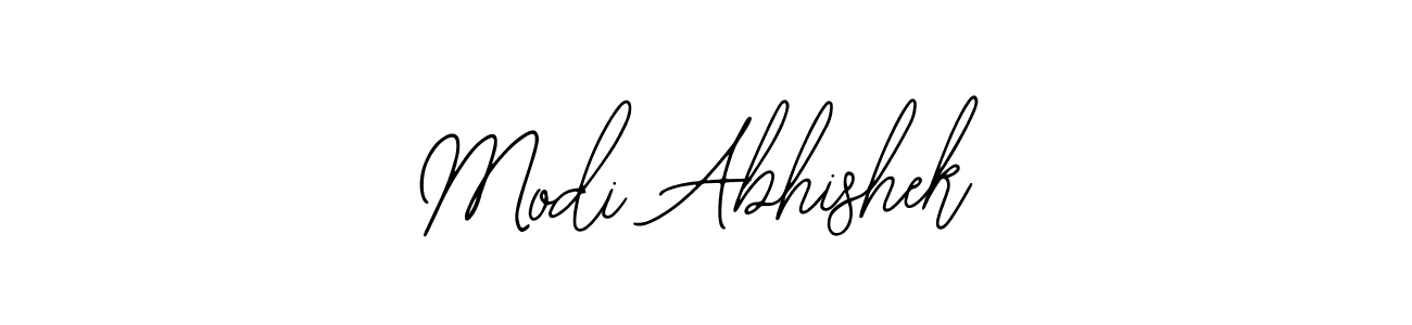 Design your own signature with our free online signature maker. With this signature software, you can create a handwritten (Bearetta-2O07w) signature for name Modi Abhishek. Modi Abhishek signature style 12 images and pictures png