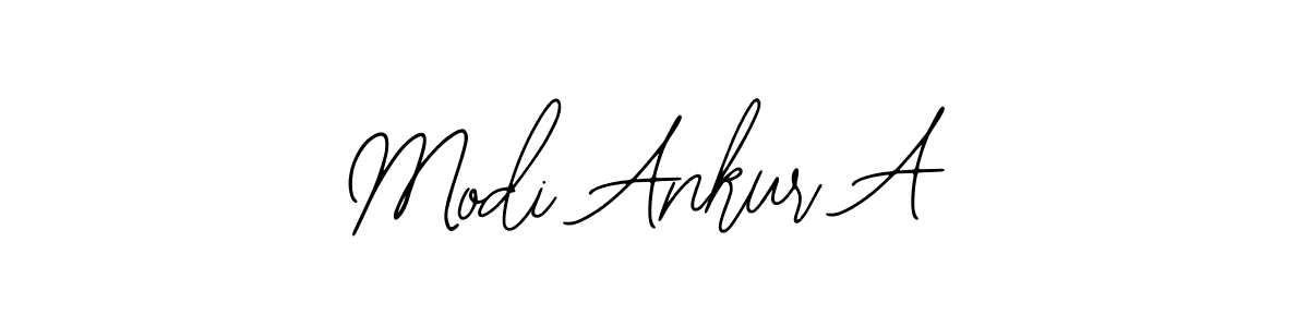 You should practise on your own different ways (Bearetta-2O07w) to write your name (Modi Ankur A) in signature. don't let someone else do it for you. Modi Ankur A signature style 12 images and pictures png