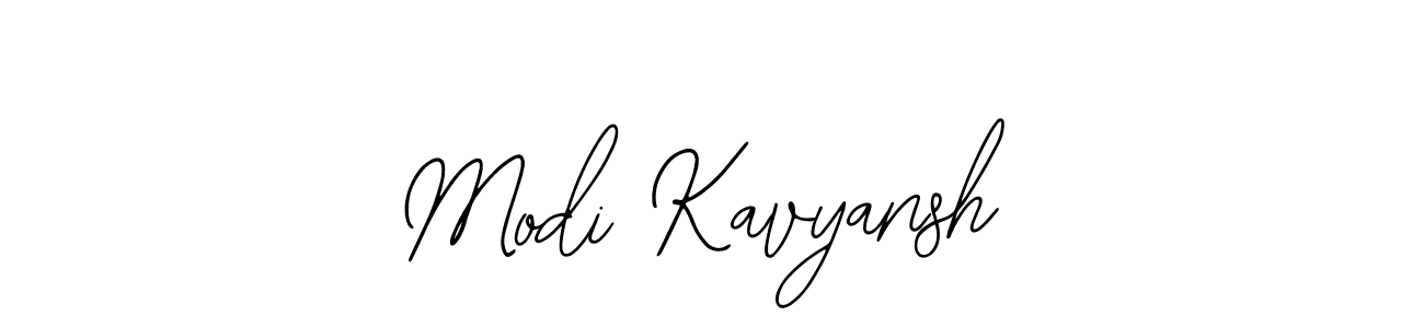 Use a signature maker to create a handwritten signature online. With this signature software, you can design (Bearetta-2O07w) your own signature for name Modi Kavyansh. Modi Kavyansh signature style 12 images and pictures png