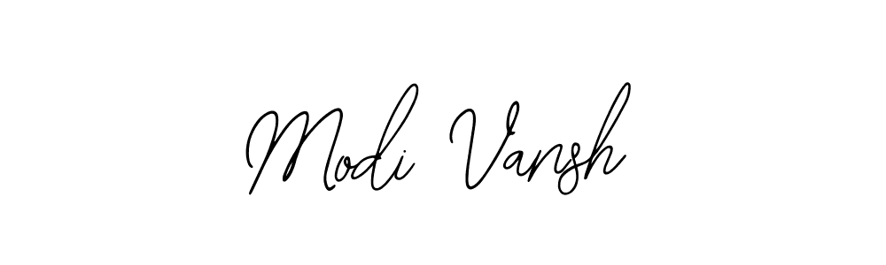 Modi Vansh stylish signature style. Best Handwritten Sign (Bearetta-2O07w) for my name. Handwritten Signature Collection Ideas for my name Modi Vansh. Modi Vansh signature style 12 images and pictures png