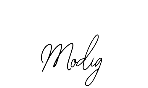 How to make Modig name signature. Use Bearetta-2O07w style for creating short signs online. This is the latest handwritten sign. Modig signature style 12 images and pictures png