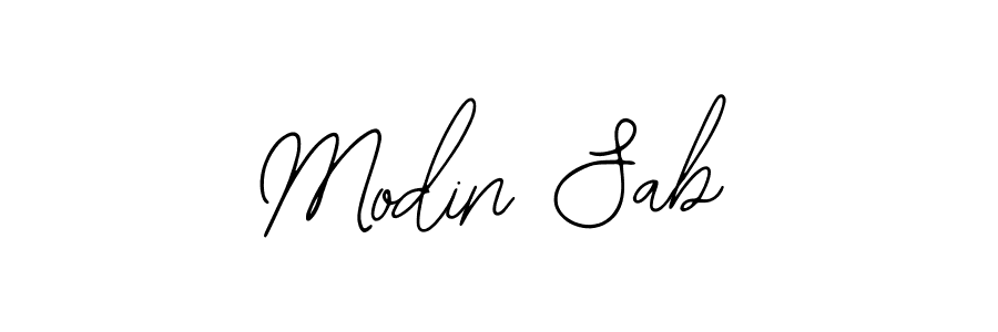 This is the best signature style for the Modin Sab name. Also you like these signature font (Bearetta-2O07w). Mix name signature. Modin Sab signature style 12 images and pictures png